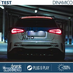 ALERÓN LED Trasero Para Mercedes EQB | Spoiler LED DINÁMICO Adhesivo Fibra de Carbono Negro