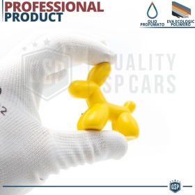 CAR FRESHENER Little Dog® YELLOW | Applicable on Alfa Romeo Air Vents | VANILLA 45 Days