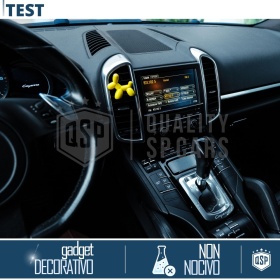 CAR FRESHENER Little Dog® YELLOW | Applicable on Alfa Romeo Air Vents | VANILLA 45 Days