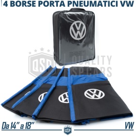 Reifentaschen VW T-Roc ORIGINAL für 14"-18" Reifen VW Logo | Reifenlagerung in der Garage