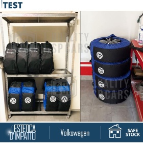 ORIGINAL Wheel Cover Bags VW T-Cross for 14"-18" Tires VW Logo | Garage Tire Storage