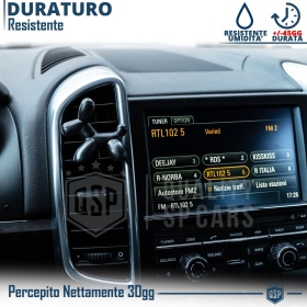AMBIENTADOR DE COCHE Little Dog® NEGRO | Aplicable en Rejilla de Aire Ford | BLACK VELVET 45 Días