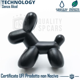 AMBIENTADOR DE COCHE Little Dog® NEGRO | Aplicable en Rejilla de Aire Ford | BLACK VELVET 45 Días