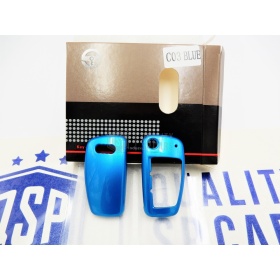 Funda Rígida Llave Mando Azul para Audi A6 (C6) Carcasa Protectora en Abs Térmico