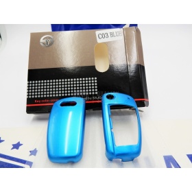 Funda Rígida Llave Mando Azul para Audi A6 (C6) Carcasa Protectora en Abs Térmico