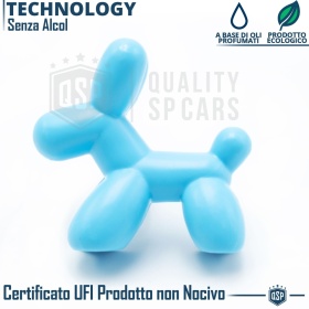 AMBIENTADOR DE COCHE Little Dog® AZUL | Aplicable en Rejillas Aire Nissan NEUTRALIZA OLORES 45 Días