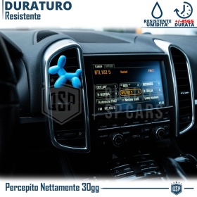 AMBIENTADOR DE COCHE Little Dog® AZUL | Aplicable en Rejillas Aire VW NEUTRALIZA OLORES 45 Días