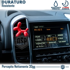 CAR FRESHENER Little Dog® RED | Applicable on Bmw Air Vents | CHERRY 45 Days