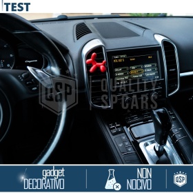 AMBIENTADOR DE COCHE Little Dog® ROJO | Aplicable en Rejilla de Aire VW | CEREZA 45 Días