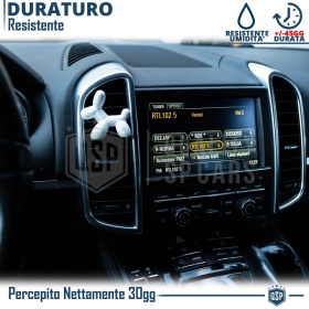 CAR FRESHENER Little Dog® WHITE | Applicable on Bmw Air Vents | NEW CAR 45 Days