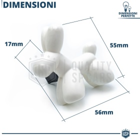 CAR FRESHENER Little Dog® WHITE | Applicable on Bmw Air Vents | NEW CAR 45 Days