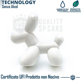 PROFUMATORE Auto Cagnolino Little Dog® BIANCO Applicabile su Bocchette Aria Hummer | AUTO NUOVA 45gg