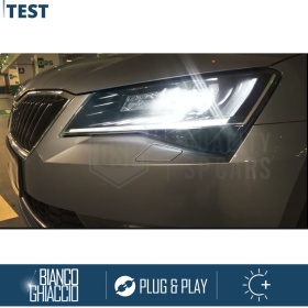 2x Bombillas Bi-Xenon D3S de Repuesto para SKODA SUPERB 3 (15-19) Luz 6.000K Blanco Frio Lámpara 35W