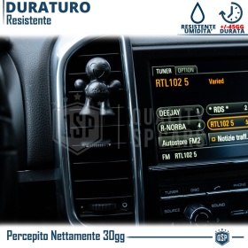 AMBIENTADOR DE COCHE Little Joe® GRIS, Aplicable en Rejilla de Aire Ford | MUSK 45 Días