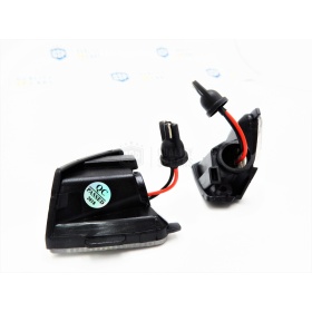 2 LUCES CHARCO DEBAJO ESPEJOS LED para VW GOLF 5, PASSAT B6, EOS, JETTA III, Sharan 1, CANBUS 6.500K BLANCO FRIO Plug & Play