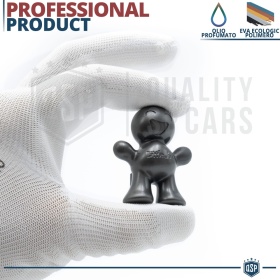 PROFUMATORE Auto Little Joe® GRIGIO Omino, Applicabile su Bocchette Aria Mazda | MUSCHIO 45gg
