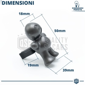 DÉSODORISANT VOITURE Little Joe® GRIS, Applicable sur Grille d' Aération Mercedes | MUSC 45 Jours