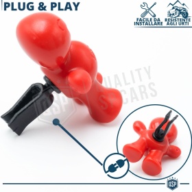 CAR FRESHENER Little Joe® RED,  Perfume Applicable on Nissan Air Vents | CHERRY 45 Days