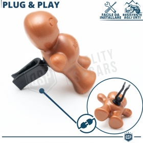 AMBIENTADOR DE COCHE Little Joe® COBRE, Aplicable en Rejilla de Aire Isuzu | CEDARWOOD 45 Días