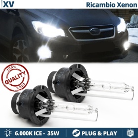 2x Bombillas Xenon D2S de Repuesto para SUBARU XV Luz 6.000K Blanco Frio Lámpara 35W