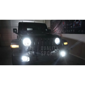 Kit LED H4 para Dacia DOKKER, LODGY Luces de Cruce + Carretera | 6500K 8000LM CANbus