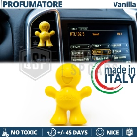 CAR FRESHENER Little Joe® YELLOW, Perfume Applicable on Audi Air Vents | VANILLA 45 Days