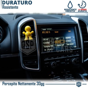 CAR FRESHENER Little Joe® YELLOW, Perfume Applicable on Audi Air Vents | VANILLA 45 Days
