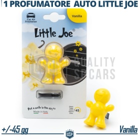 CAR FRESHENER Little Joe® YELLOW, Perfume Applicable on Audi Air Vents | VANILLA 45 Days