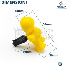 CAR FRESHENER Little Joe® YELLOW, Perfume Applicable on Audi Air Vents | VANILLA 45 Days