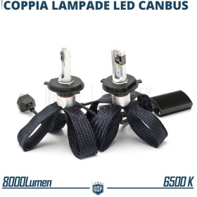 Kit LED H4 para Daewoo MATIZ 1 Luces de Cruce + Carretera | 6500K 8000LM CANbus