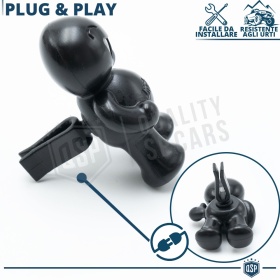 CAR FRESHENER Little Joe® BLACK, Perfume Applicable on Lancia Air Vents | BLACK VELVET 45 Days