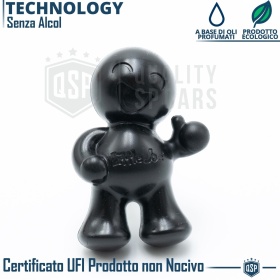PROFUMATORE Auto Little Joe® NERO Omino, Applicabile su Bocchette Aria Mazda | BLACK VELVET 45gg