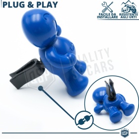 AMBIENTADOR DE COCHE Little Joe® AZUL, Aplicable en Rejilla de Aire Lotus | OCEAN 45 Días