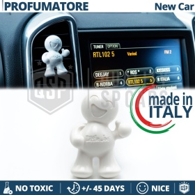 CAR FRESHENER Little Joe® WHITE | Perfume Applicable on Bmw Air Vents | NEW CAR 45 Days