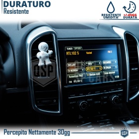 AMBIENTADOR DE COCHE Little Joe® BLANCO | Aplicable en Rejilla de Aire Ford | COCHE NUEVO 45 Días