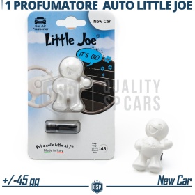 AMBIENTADOR DE COCHE Little Joe® BLANCO | Aplicable en Rejilla de Aire Ford | COCHE NUEVO 45 Días