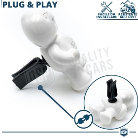 AMBIENTADOR DE COCHE Little Joe® BLANCO | Aplicable en Rejilla de Aire Ford | COCHE NUEVO 45 Días