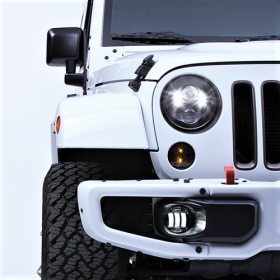 2X FAROS DE LUZ DE NIEBLA 4'' Pulgadas 6500K Blanco Frio para JEEP WRANGLER JK, CANBUS NO ERRORES, NO MODIFICACIONES IP67
