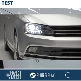 2x Bombillas Bi-Xenon D3S de Repuesto para VOLKSWAGEN JETTA (A6) Luz 6.000K Blanco Frio Lámpara 35W