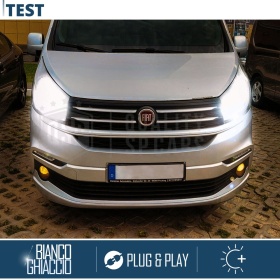 Lampade LED H4 per FIAT Talento Anabbaglianti + Abbaglianti CANbus | 6500K Bianco Ghiaccio