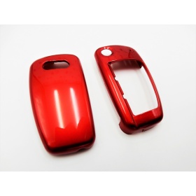 Cover RIGIDA Rosso Metalizzato, GUSCIO per Chiave Audi A3 (8V), Copertura Protezione Telecomando in ABS Termico