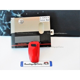 Cover RIGIDA Rosso Metalizzato, GUSCIO per Chiave Audi A3 (8V), Copertura Protezione Telecomando in ABS Termico