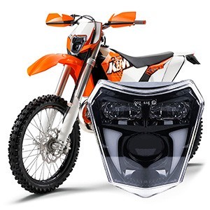 Faros LED para Motocicletas con Luz Blanca, Aprobados | QSPCARS