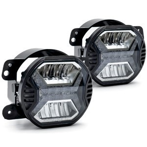 Faros Antiniebla LED Universales y HOMOLOGADOS para Coche | QSPCARS