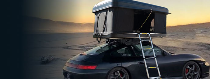 Autocamping mit Dachzelt