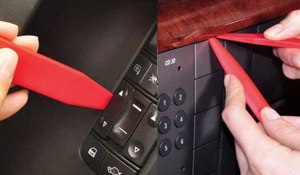 Smontaggio-Plastiche-Luci-Auto-con-Leve Rimozione Plastiche Auto con Leve Antigraffio
