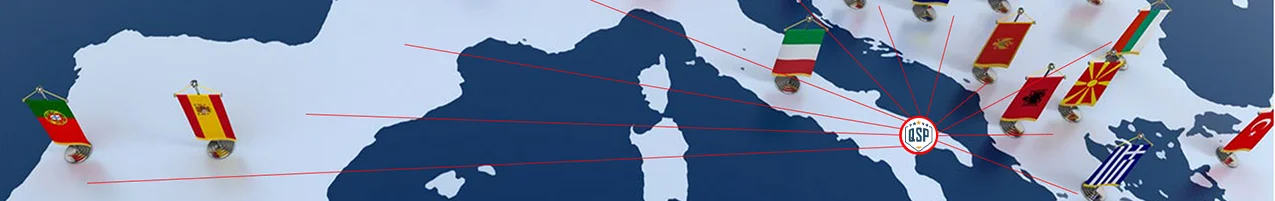 Cartina Geografica Spedizioni QspCars